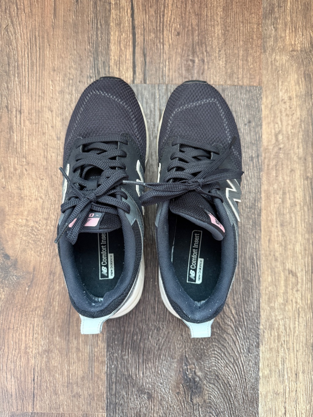 New Balance 009 Sneakers Black Grey Pink Women's 7.5